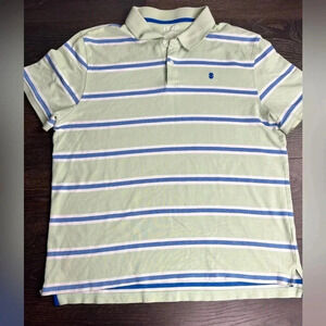 IZOD Men's Advantage Performance Short Sleeve Stripe Polo